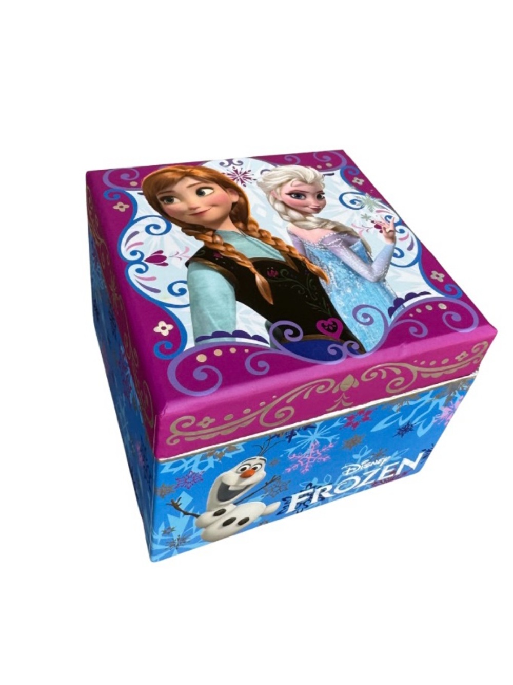 Disney Frozen Anna & Elsa Keepsake Box in Pink and Blue